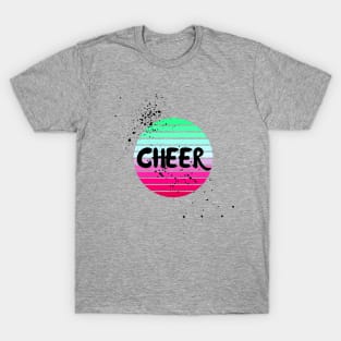 Retro cheer paint splatter T-Shirt